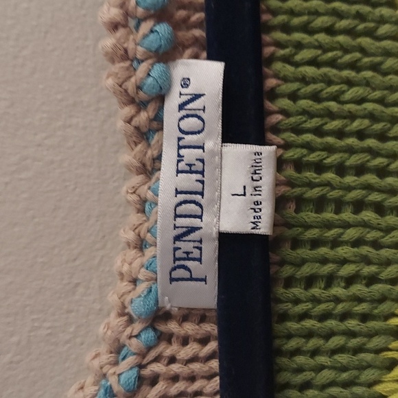 PENDLETON Striped Sleeveless Knit Tank Tunic Top - Picture 4 of 9